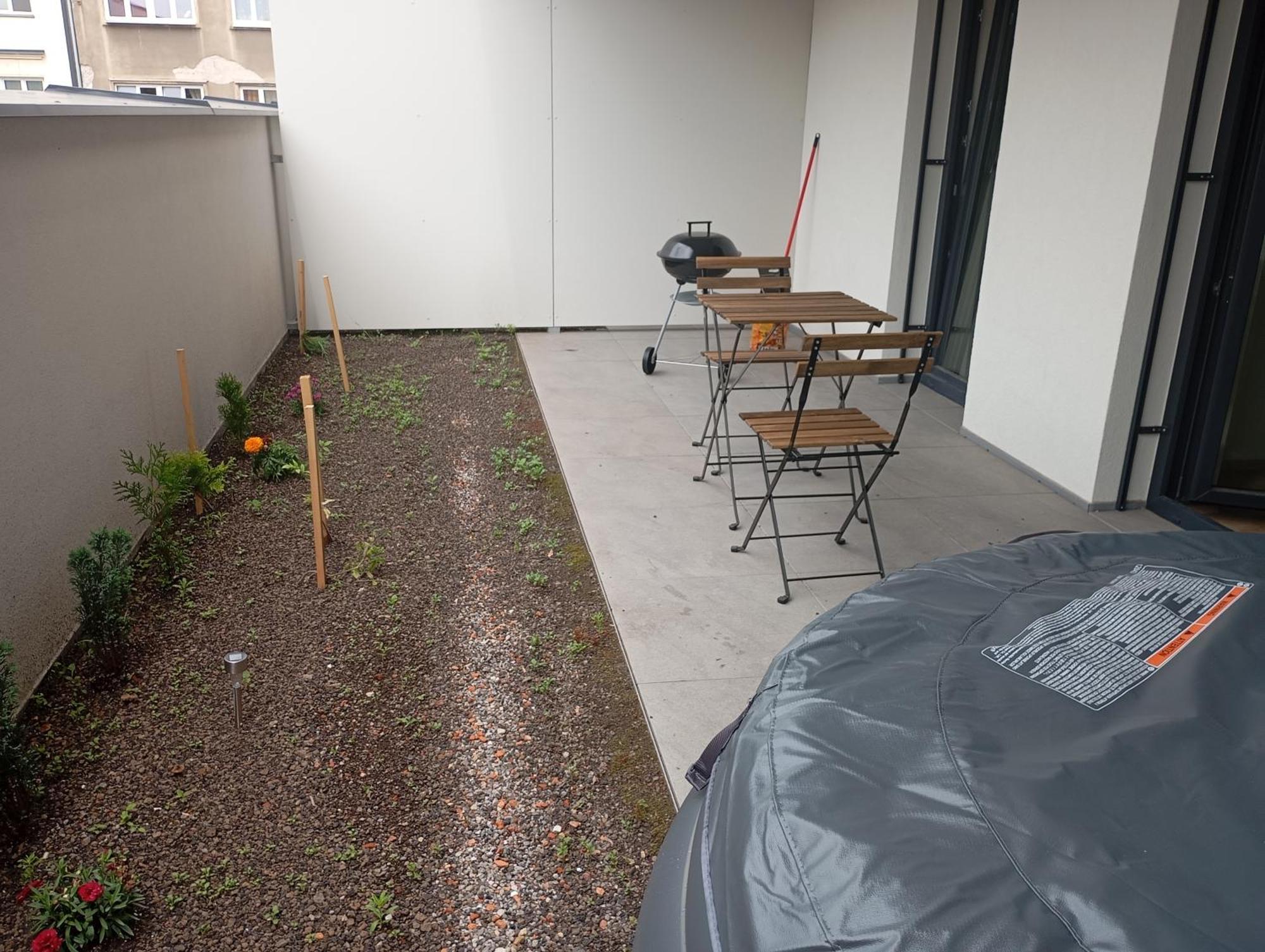 Novy Apartman S Terasou Brno Bagian luar foto